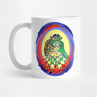 chess player monkey Mug